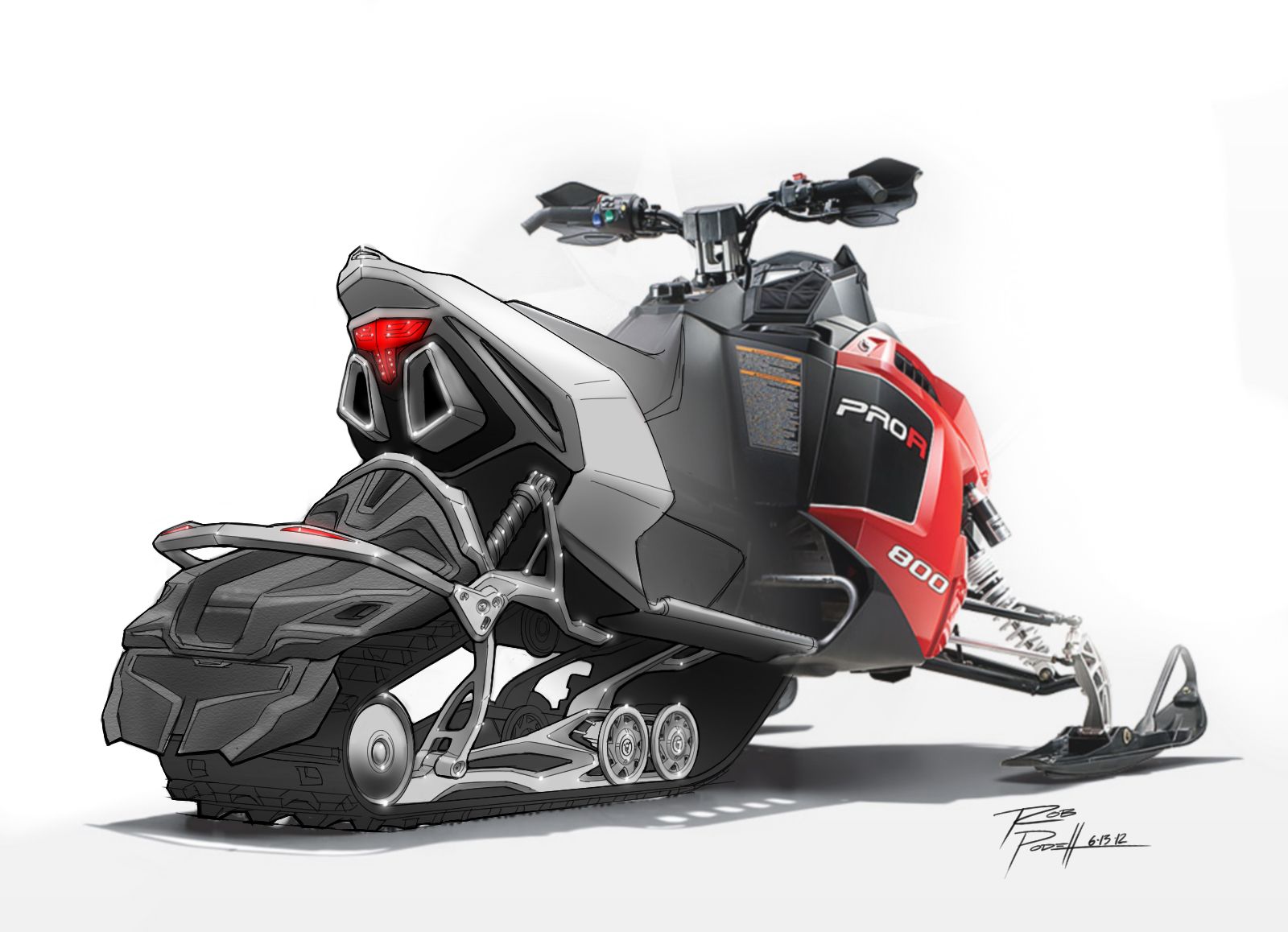 1600x1158 Snowmobile Sketch - Snowmobile Sketch