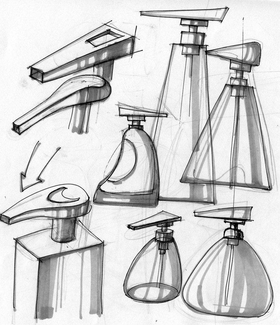 900x1042 Sketches Hand Soap Bottle Sketches By Carisketching - Soap Sketch