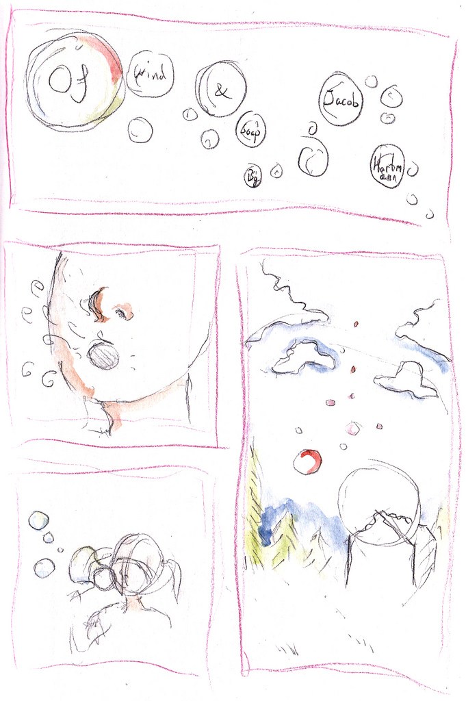 681x1024 Soap Bubbles Sketch Whales - Soap Sketch