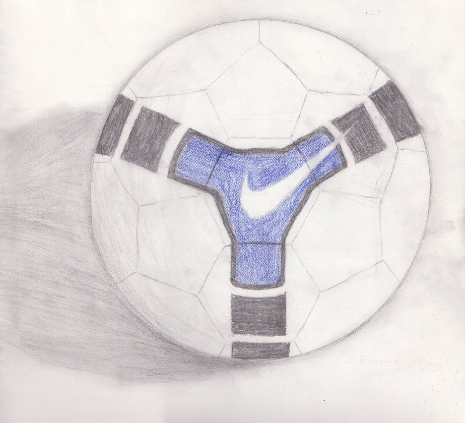 937x853 Soccer Ball 3d Drawing Soccer Ballfireater989 - Soccer Ball Sketch