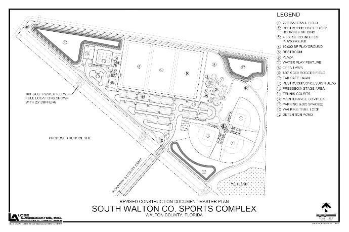 690x460 South Walton Is One Step Closer To Having A New Sports Complex - Soccer Field Sketch