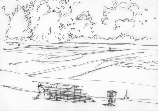 642x450 Wm Cook Fine Art The Soccer Field - Soccer Field Sketch