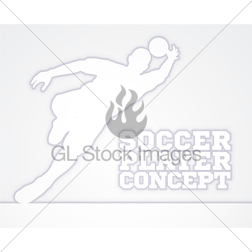 500x500 Silhouette Football Soccer Goal Keeper Gl Stock Images - Soccer Goal Sketch