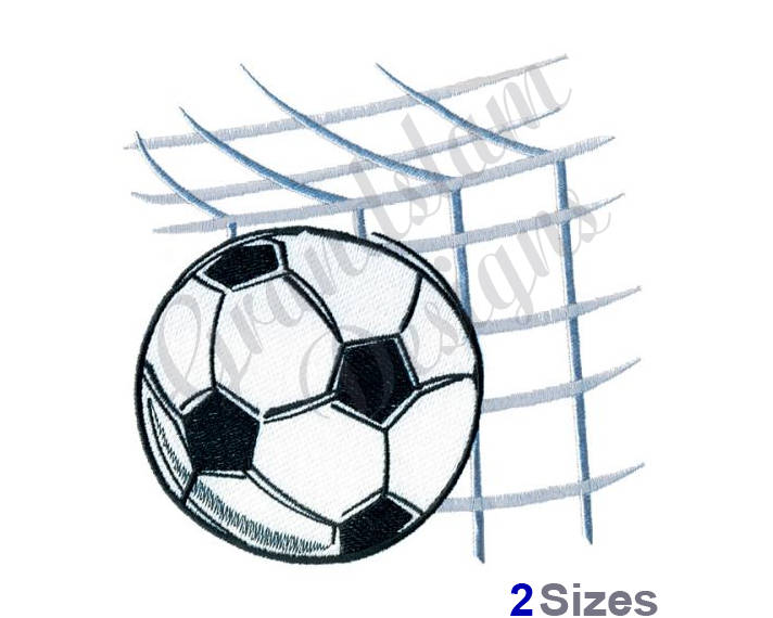 712x570 Soccer Goal Net Machine Embroidery Design Etsy - Soccer Goal Sketch