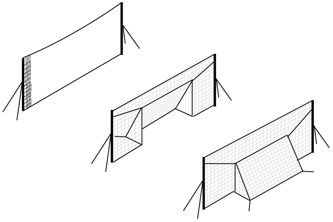 1059x706 Soccer Goal With Backstop Net To Rebound Shots Back - Soccer Goal Sketch