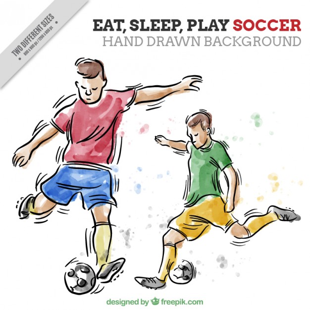 626x626 Football Sketch Vectors, Photos And Psd Files Free Download - Soccer Player Sketch