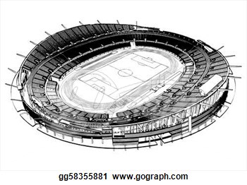 350x262 Football Soccer Stadium Clipart Panda - Soccer Stadium Sketch