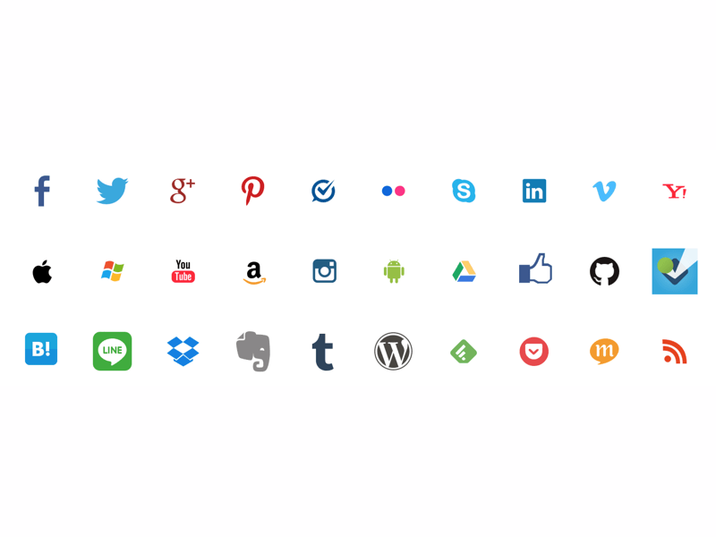 800x600 Social Icons Sketch Freebie - Social Sketch