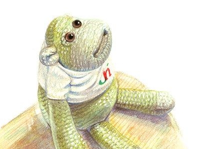 400x300 Sock Monkey Drawing By Christine Garner - Sock Monkey Sketch