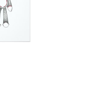 307x307 Sock Monkey Invitations Amp Announcements Zazzle Uk - Sock Monkey Sketch