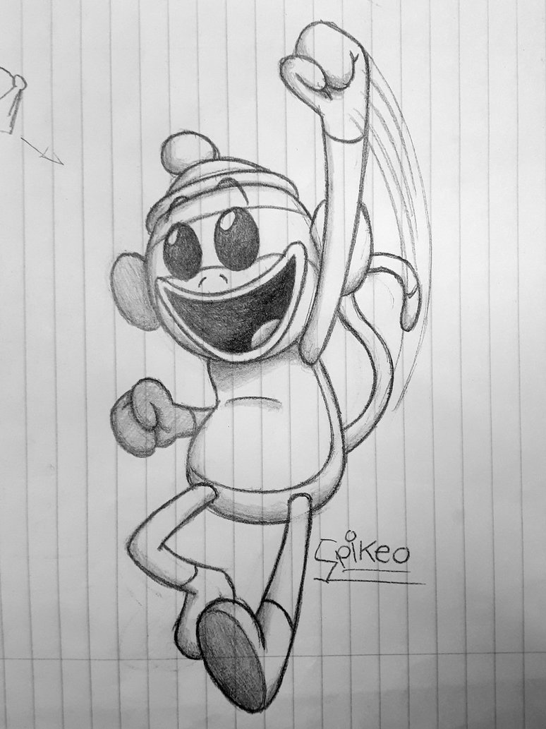 774x1033 Spikeo The Sock Monkey By Drgoldenstar - Sock Monkey Sketch