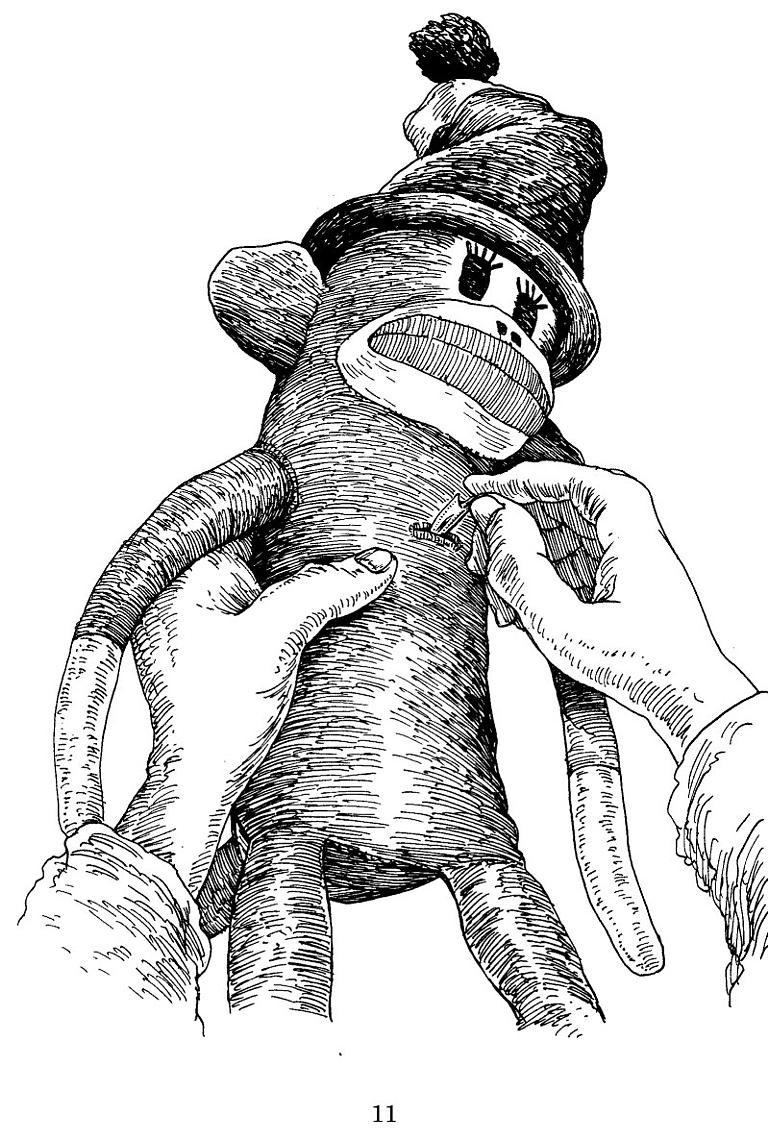 768x1131 Tony Millionaire Takes Sock Monkey Into The Deep Woods - Sock Monkey Sketch