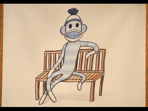 480x360 How To Draw A Sock Monkey - Sock Monkey Sketch