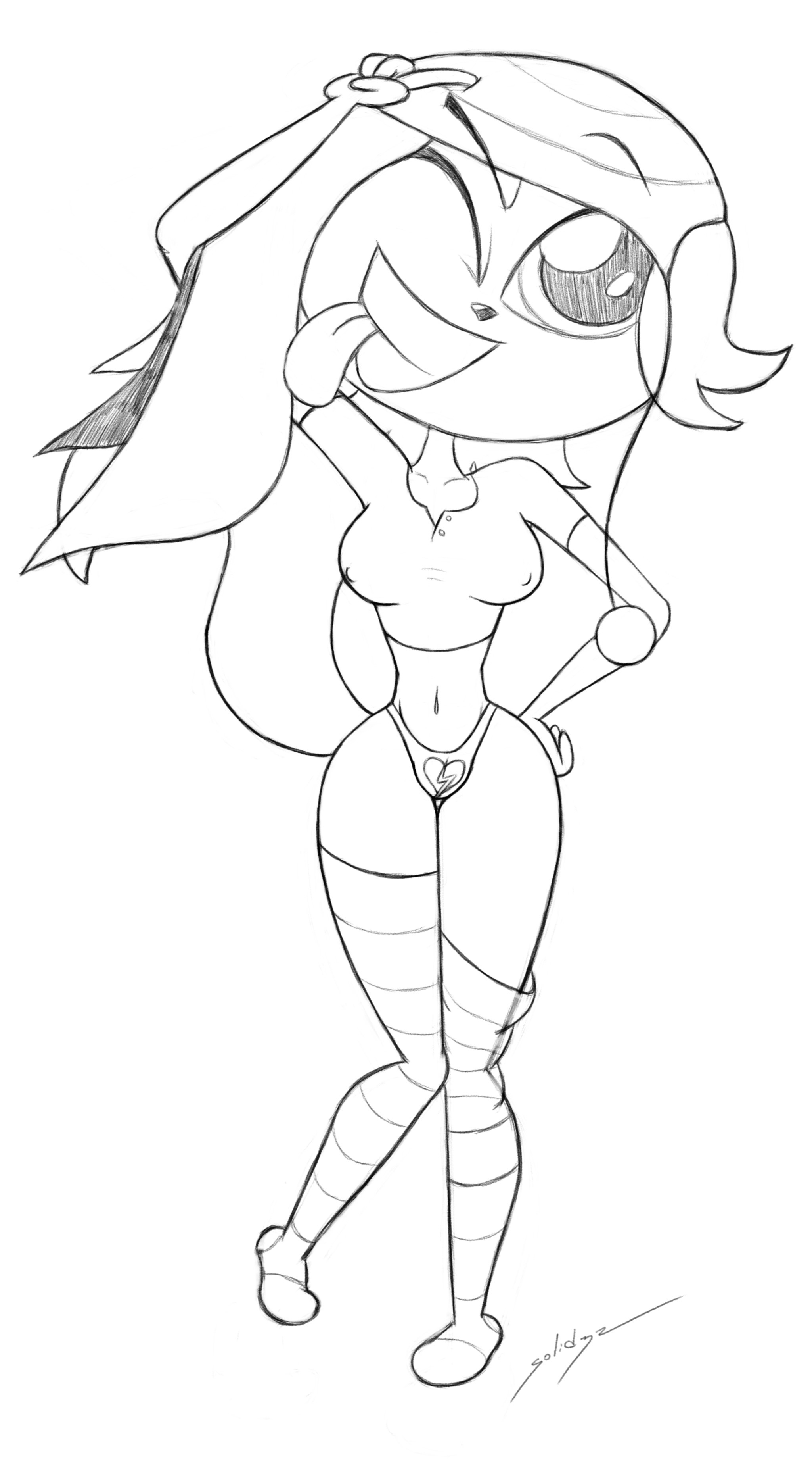 2048x3712 Sketch Cute Rainy Socks By Solid32 - Socks Sketch