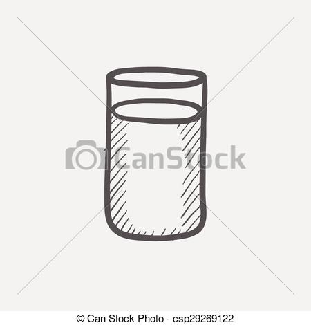 450x470 Glass Of Soda Sketch Icon For Web And Mobile. Hand Drawn Vector - Soda Sketch