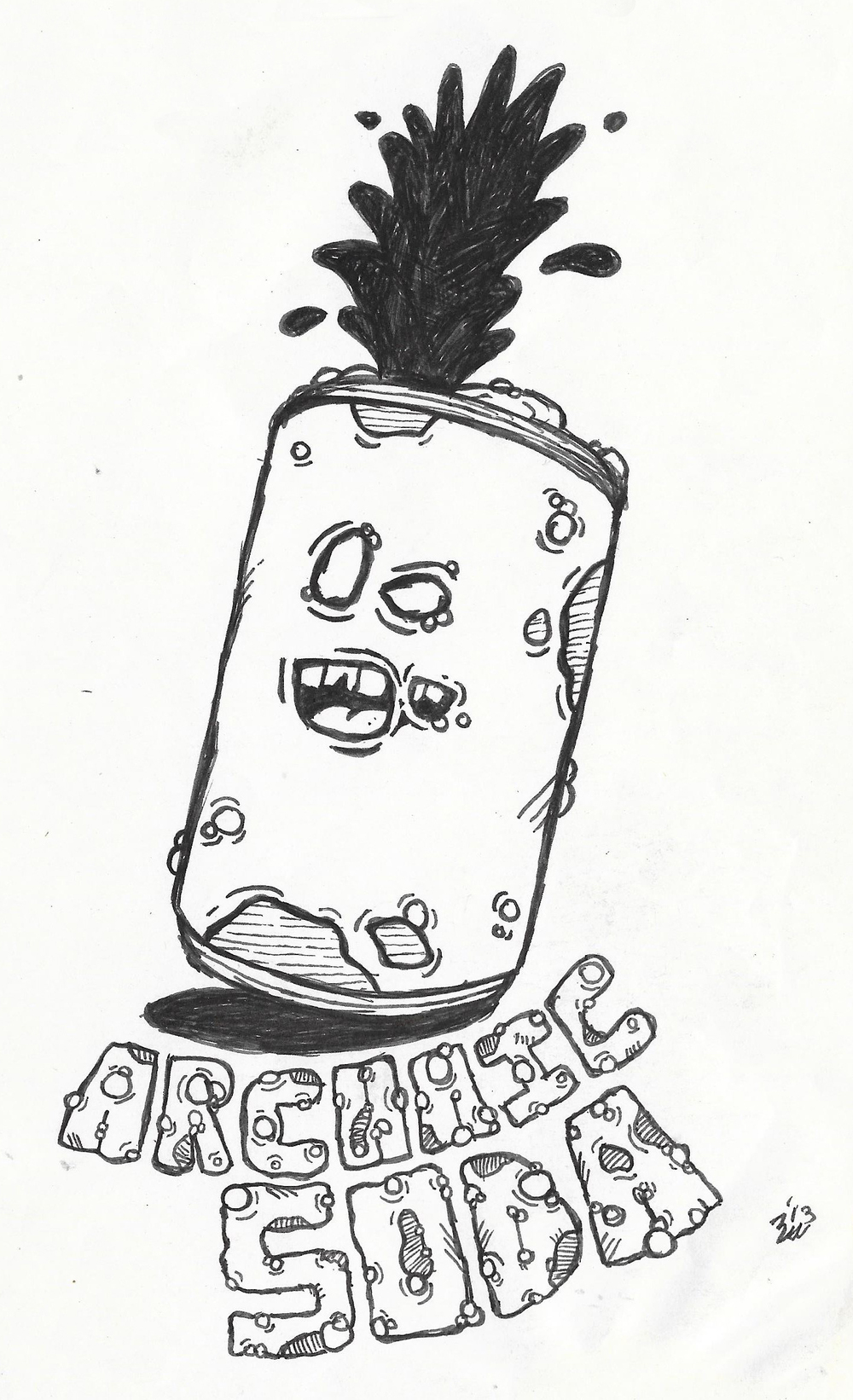 1000x1642 Sketches Amp Doodles Mystic Soda - Soda Sketch