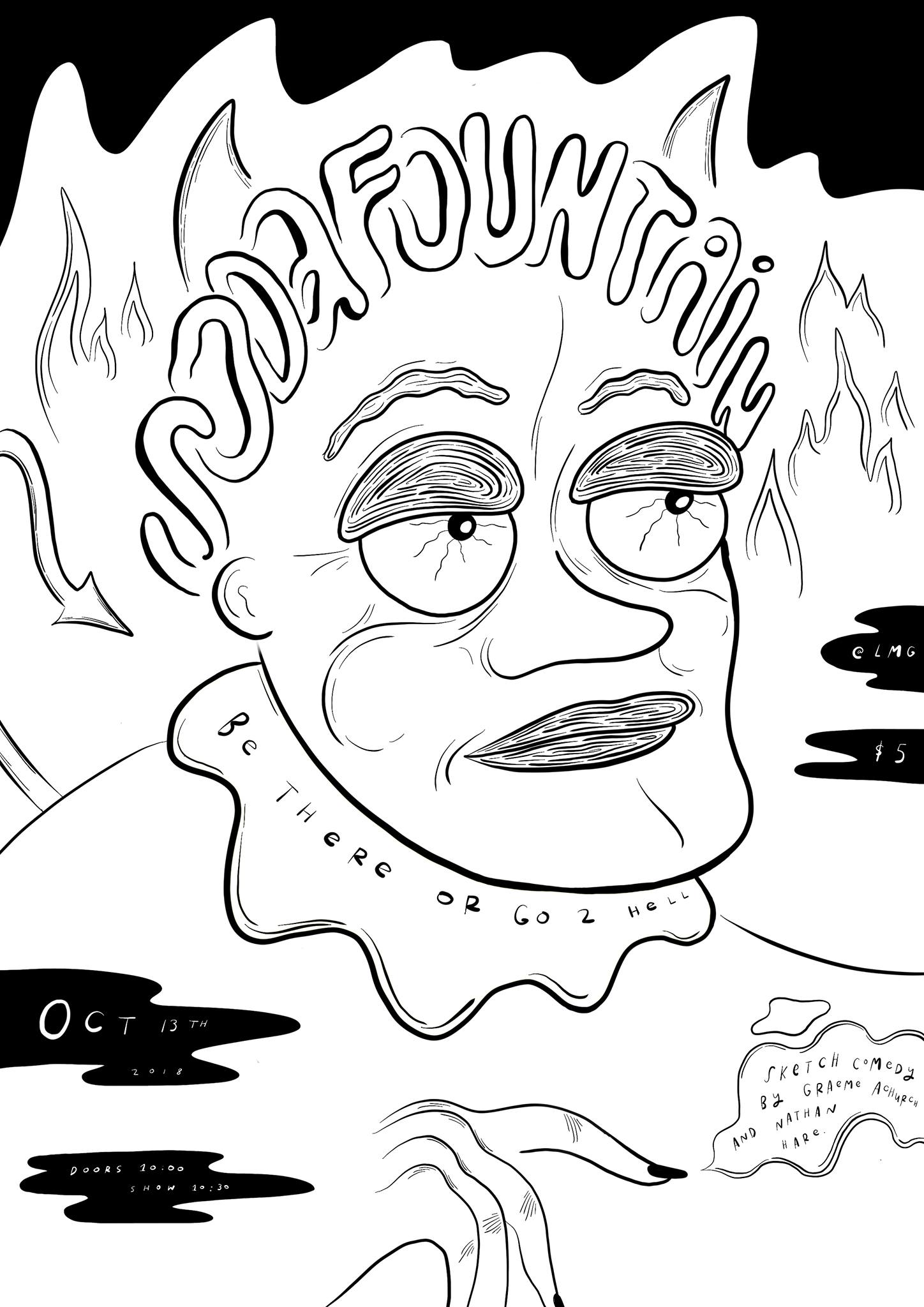 1448x2048 Soda Fountain - Soda Sketch