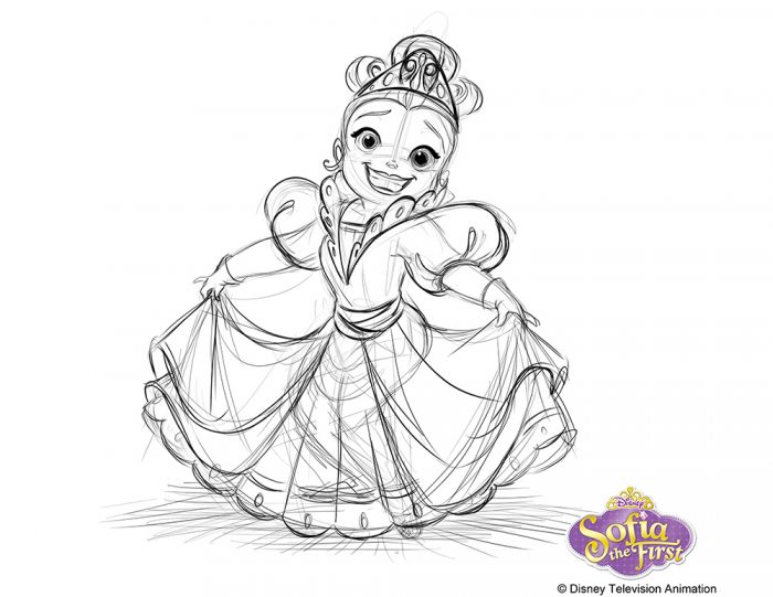 700x541 Disney Sofia The First Davids Doodles - Sofia Sketch