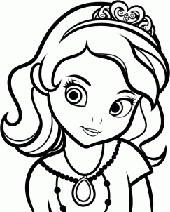 243x302 How To Draw How To Draw Sofia The First - Sofia Sketch