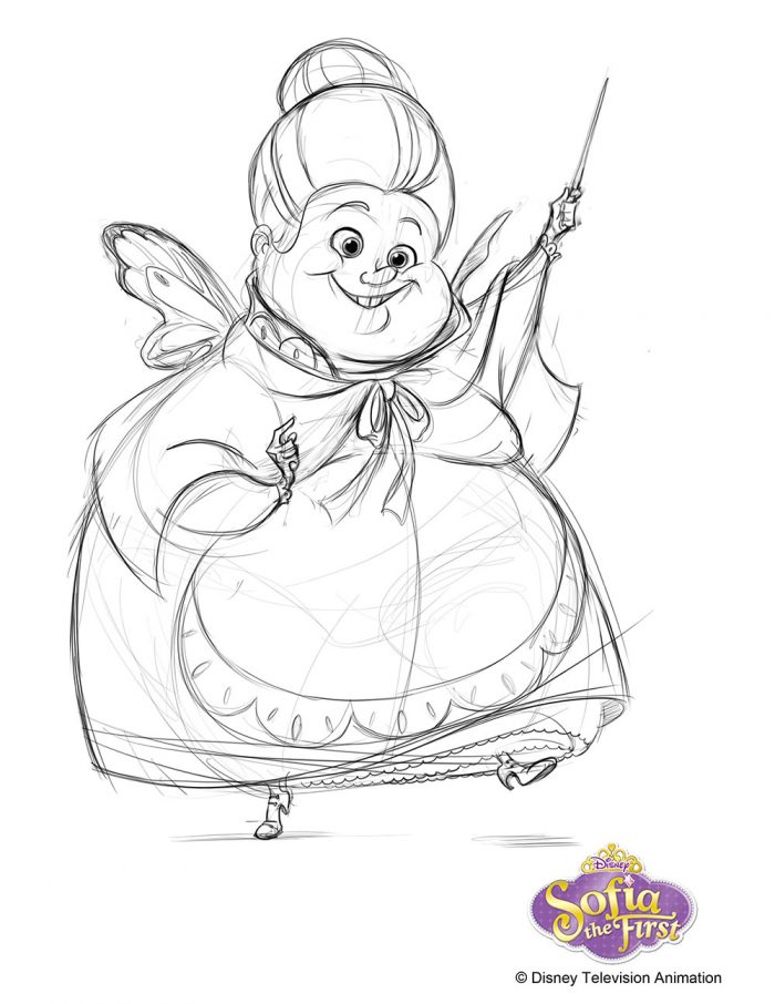 700x906 Disney Sofia The First Davids Doodles - Sofia The First Sketch