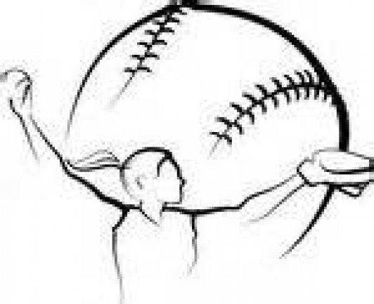 532x433 Lady Barracudas 16u - Softball Sketch