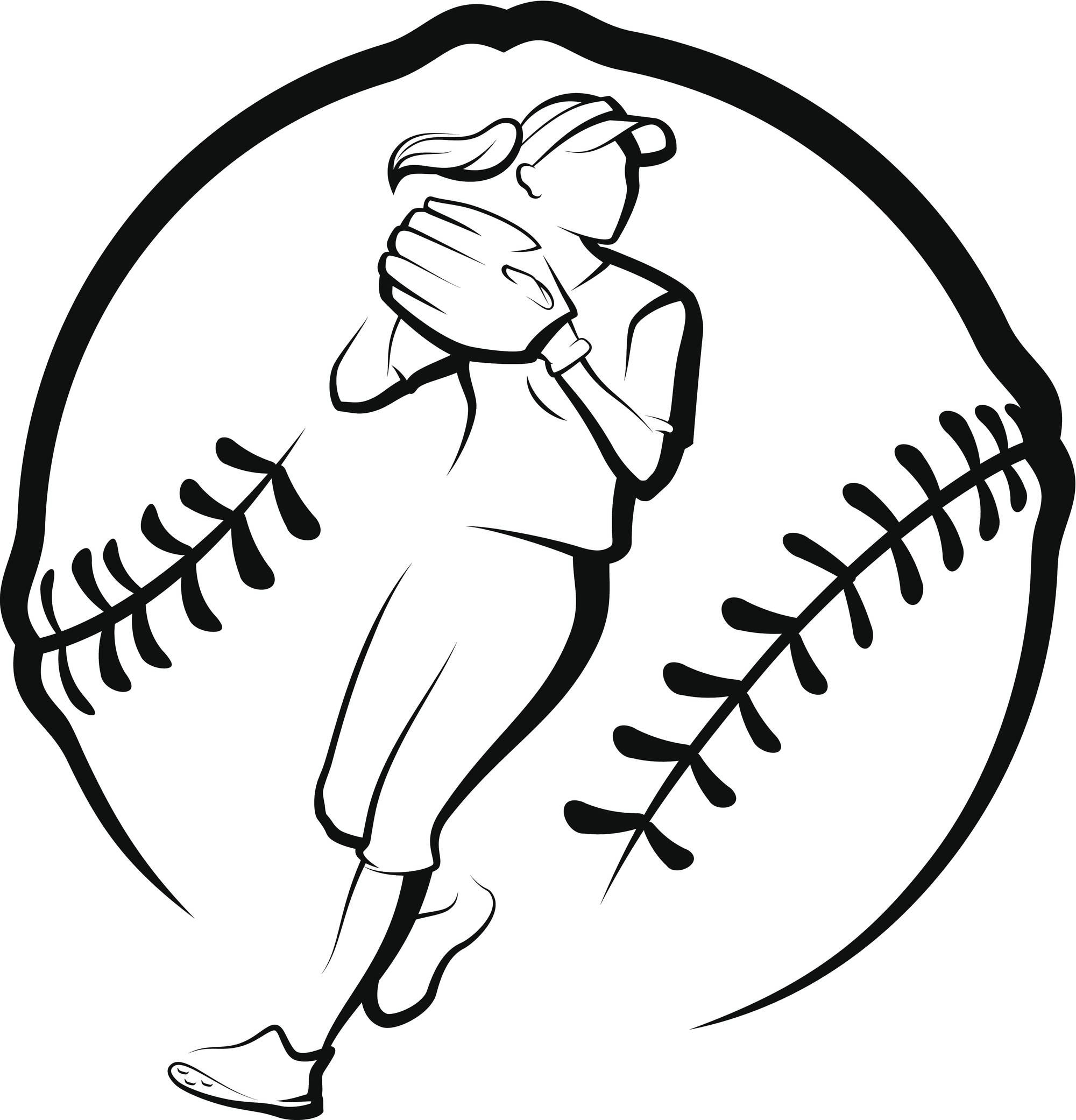 2000x2081 Sportsblog Osg Sports Icymi Softball Girl Has Better Hand - Softball Sketch
