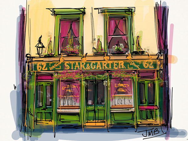 600x450 London Pubs - Soho Sketch
