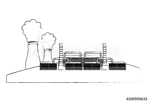 500x345 Ecology Energy Alternative Nuclaer Power Station Electricity Post - Solar Panel Sketch