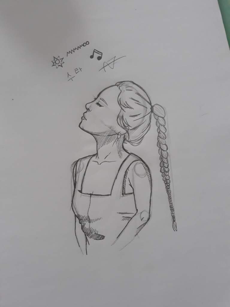 768x1024 Solar Sketch Mamamoo Amino - Solar Sketch