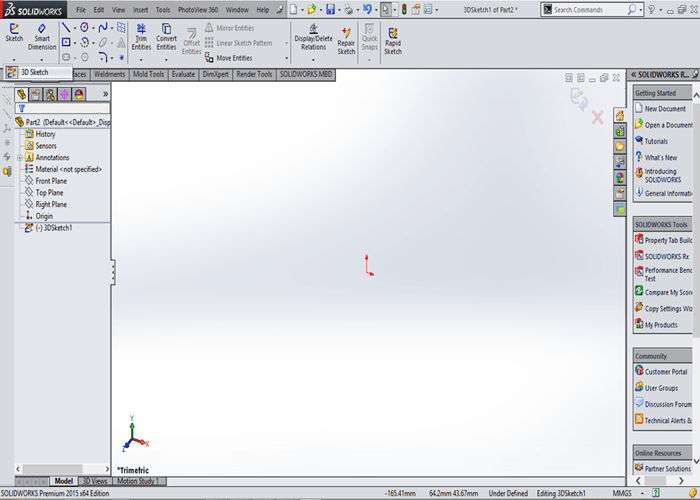 700x500 How To Create 3d Sketches In Solidworks Nccs Cad Cam 3d Solidworks - Solidworks 3d Sketch