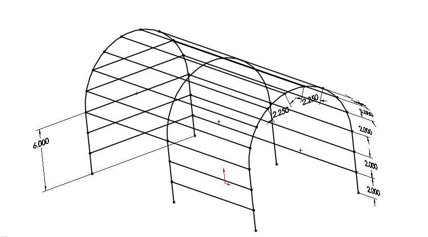 840x466 Lobster Trap Using Weldments - Solidworks 3d Sketch