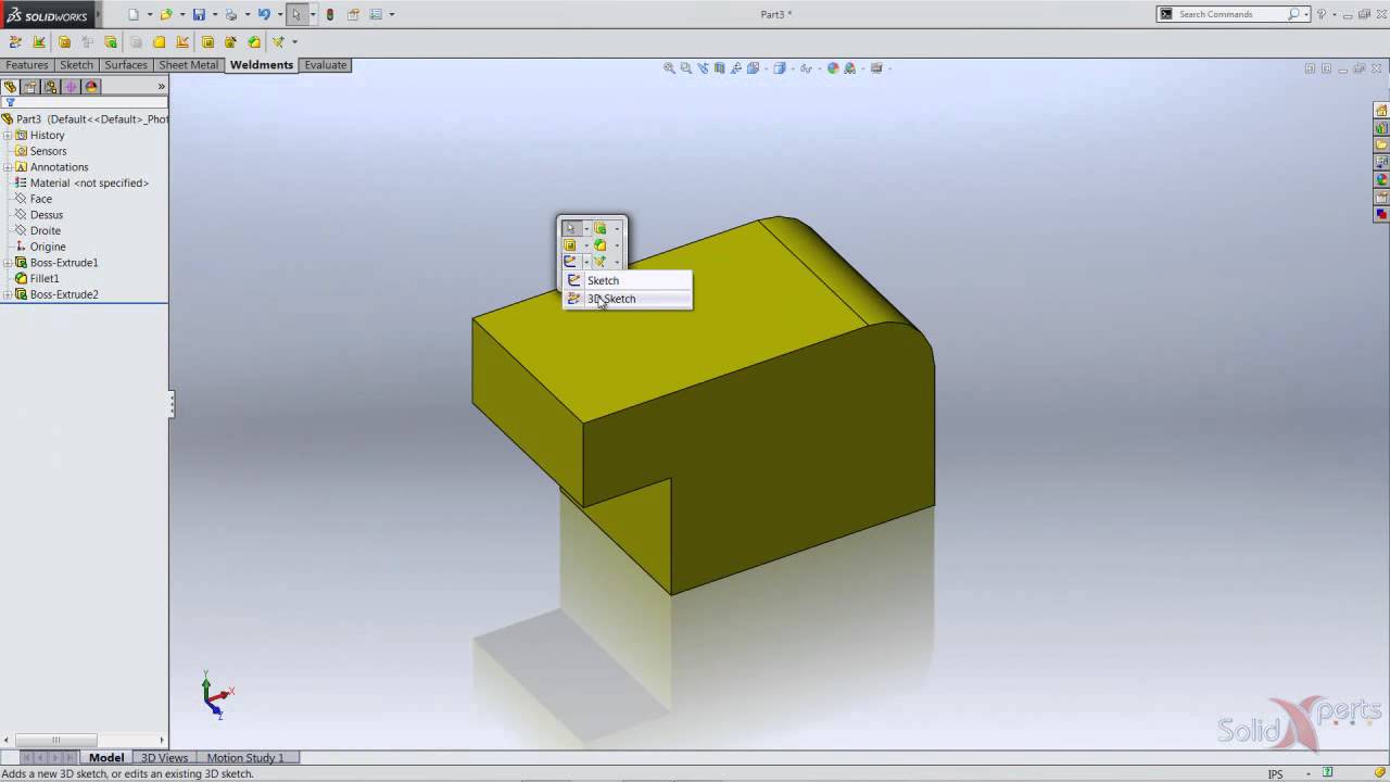 1280x720 Solidworks 2016 - Solidworks 3d Sketch
