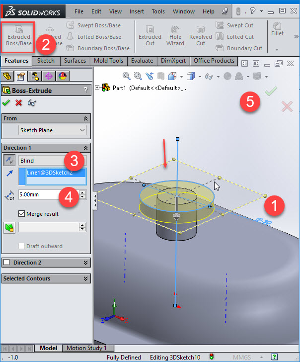 604x728 Solidworks Tutorial Easy To Follow 3d Sketching Using Solidworks - Solidworks 3d Sketch