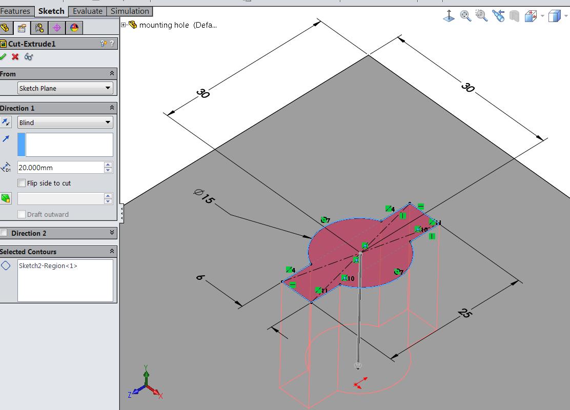 1112x800 How To Create A Library Design Feature In Solidworks - Solidworks Flip Sketch