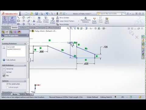 480x360 Solidworks 2013 - Solidworks Fully Define Sketch