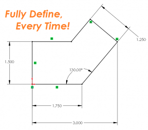 300x264 Tips For New Solidworks Users Part 3 Fully Define, Every Time - Solidworks Fully Define Sketch