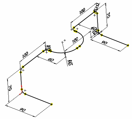 424x382 Solidworks Tutorial 3d Sketch - Solidworks Image To Sketch