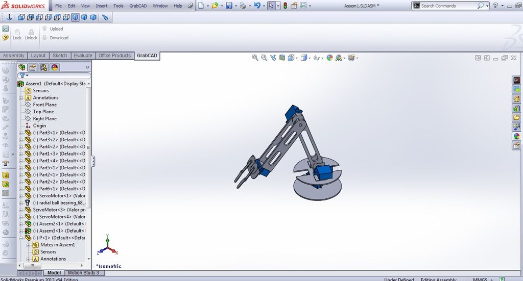 1024x551 Robotic Arm Solidworks - Solidworks Layout Sketch