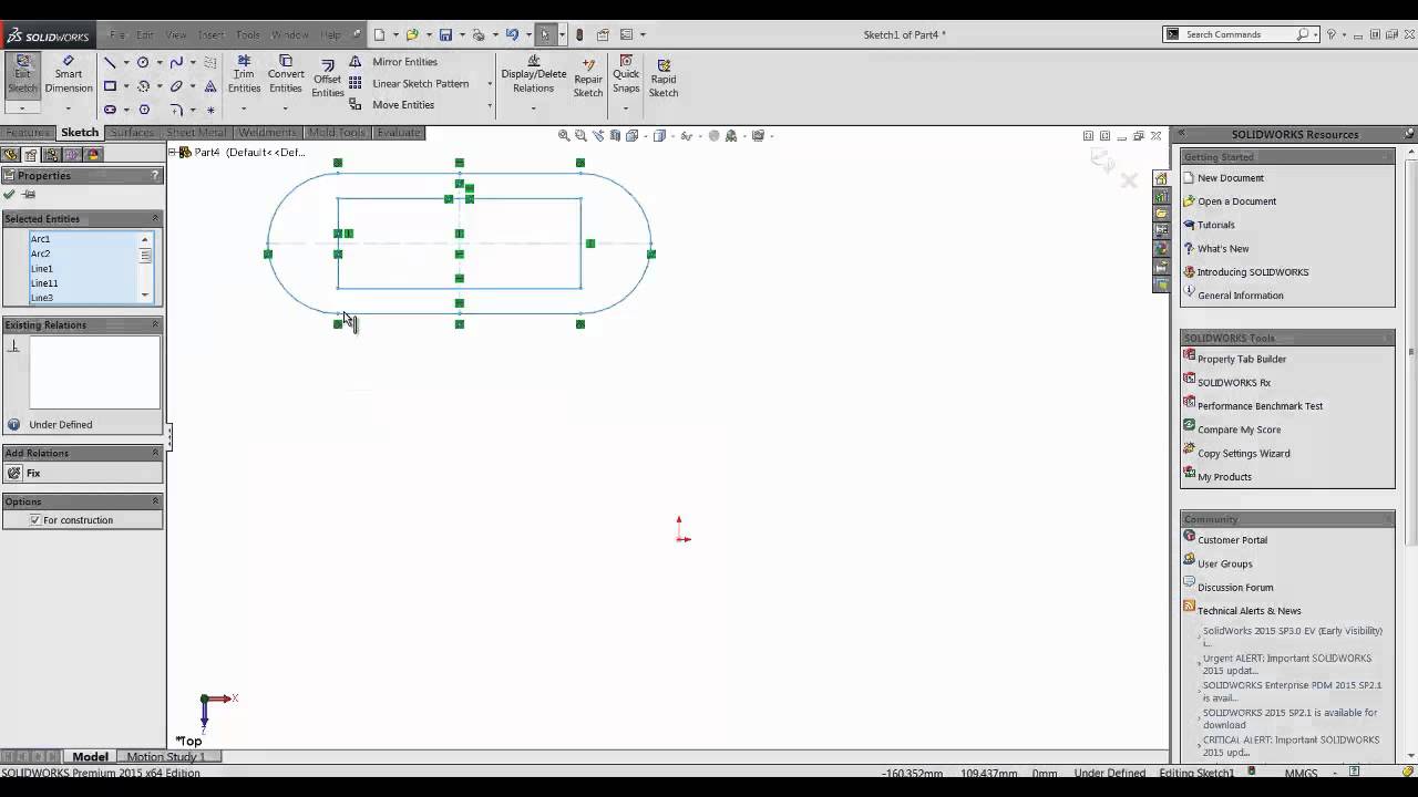 1280x720 Solidworks Tutorial - Solidworks Move Sketch