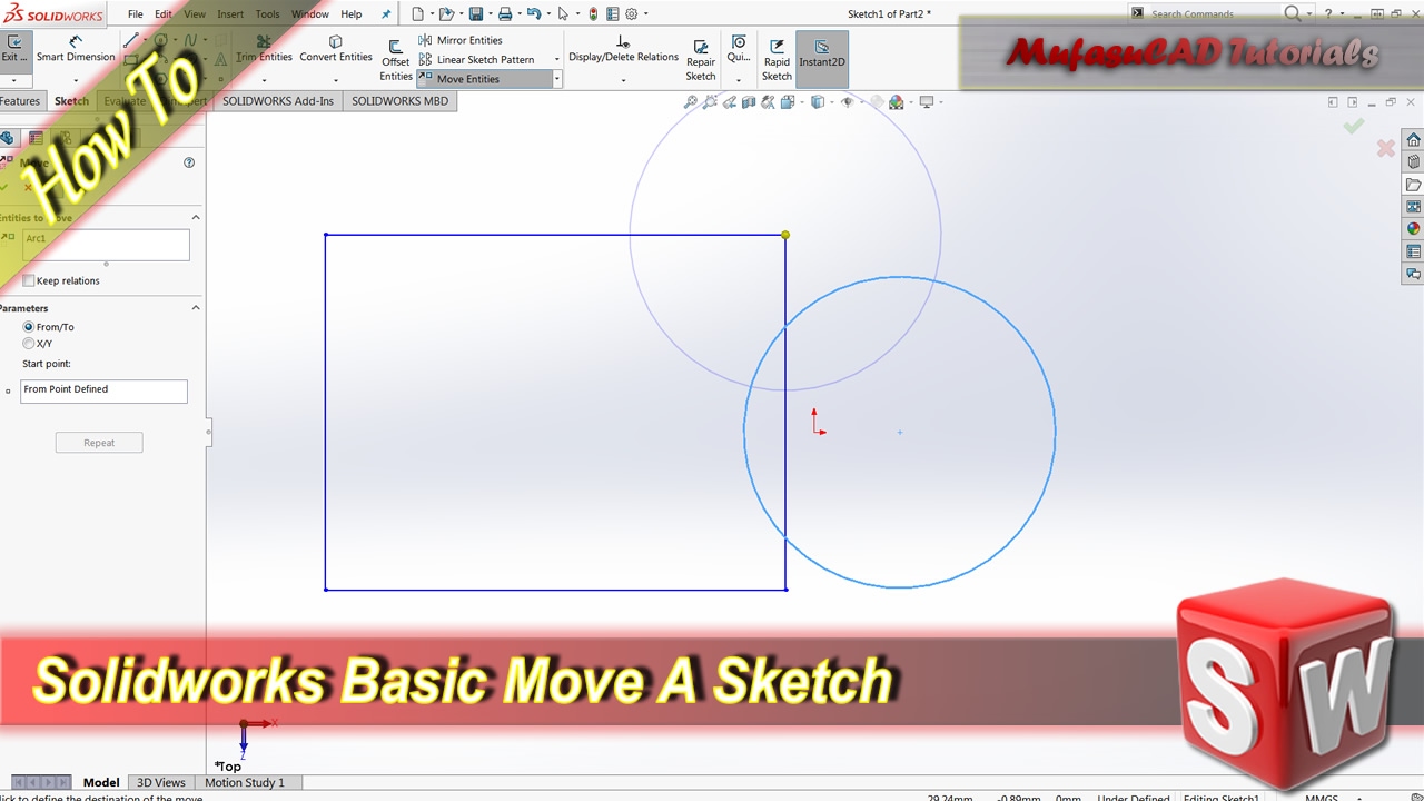 1280x720 Solidworks How To Move A Sketch - Solidworks Move Sketch