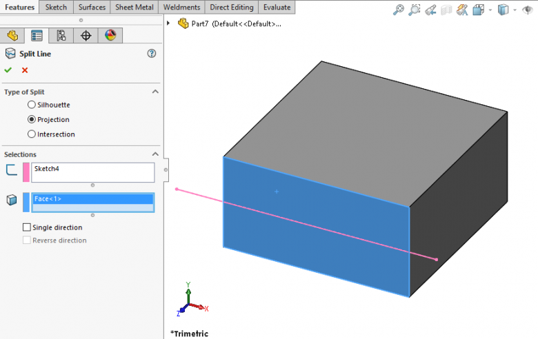 780x492 How To Use The Solidworks Split Line Tool - Solidworks Project Sketch