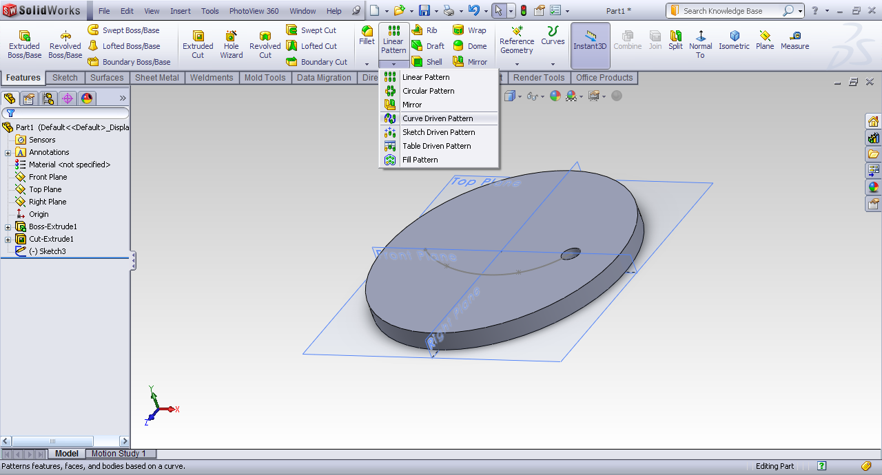 Solidworks Sketch Driven Pattern At PaintingValley.com | Explore ...