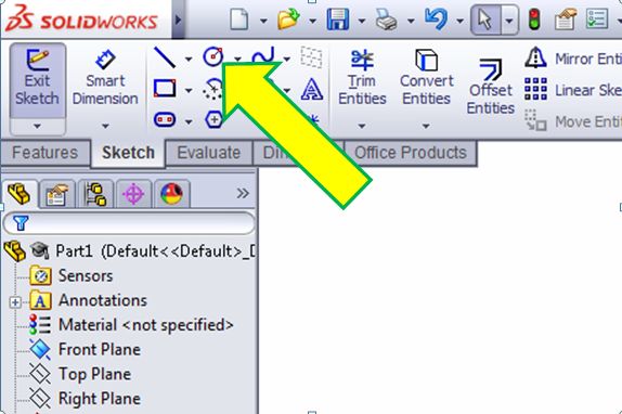 574x382 Create A Washer In Solidworks Software 16 Steps - Solidworks Sketch Symbols
