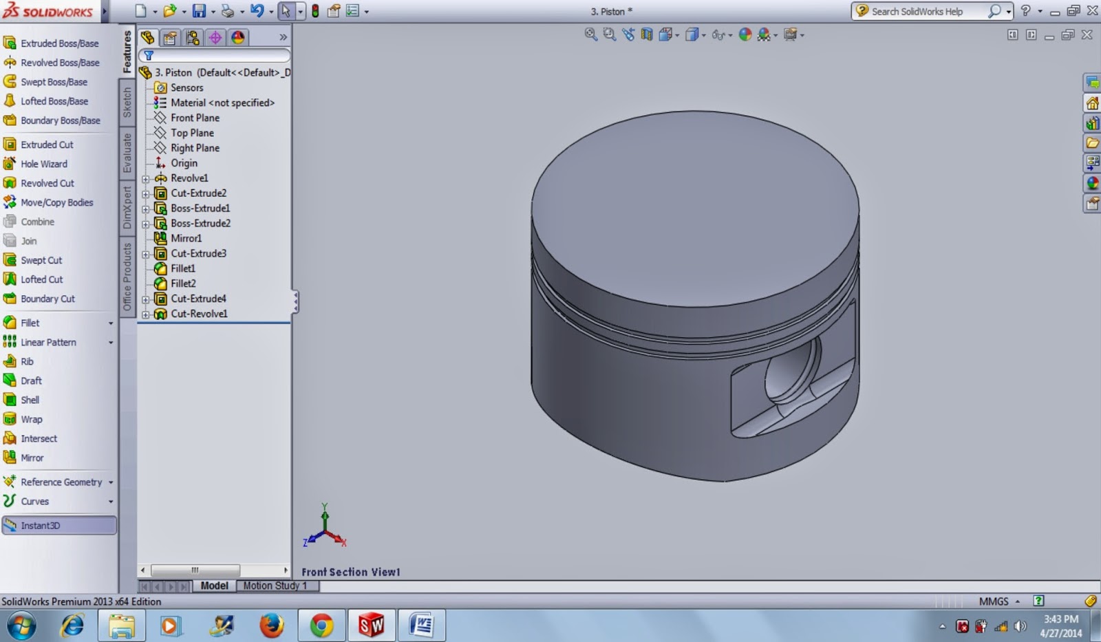 Solidworks как переместить эскиз