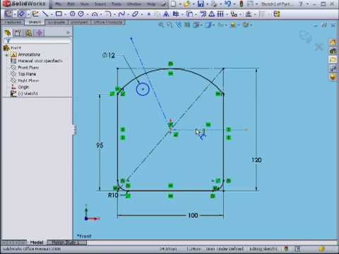 480x360 Basic Solidworks Tutorial Sketch - Solidworks Sketch Tutorial