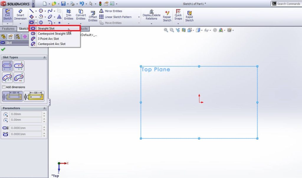1024x603 How To Use Solidworks Slot Sketching Tutorial For Beginners - Solidworks Sketch Tutorial