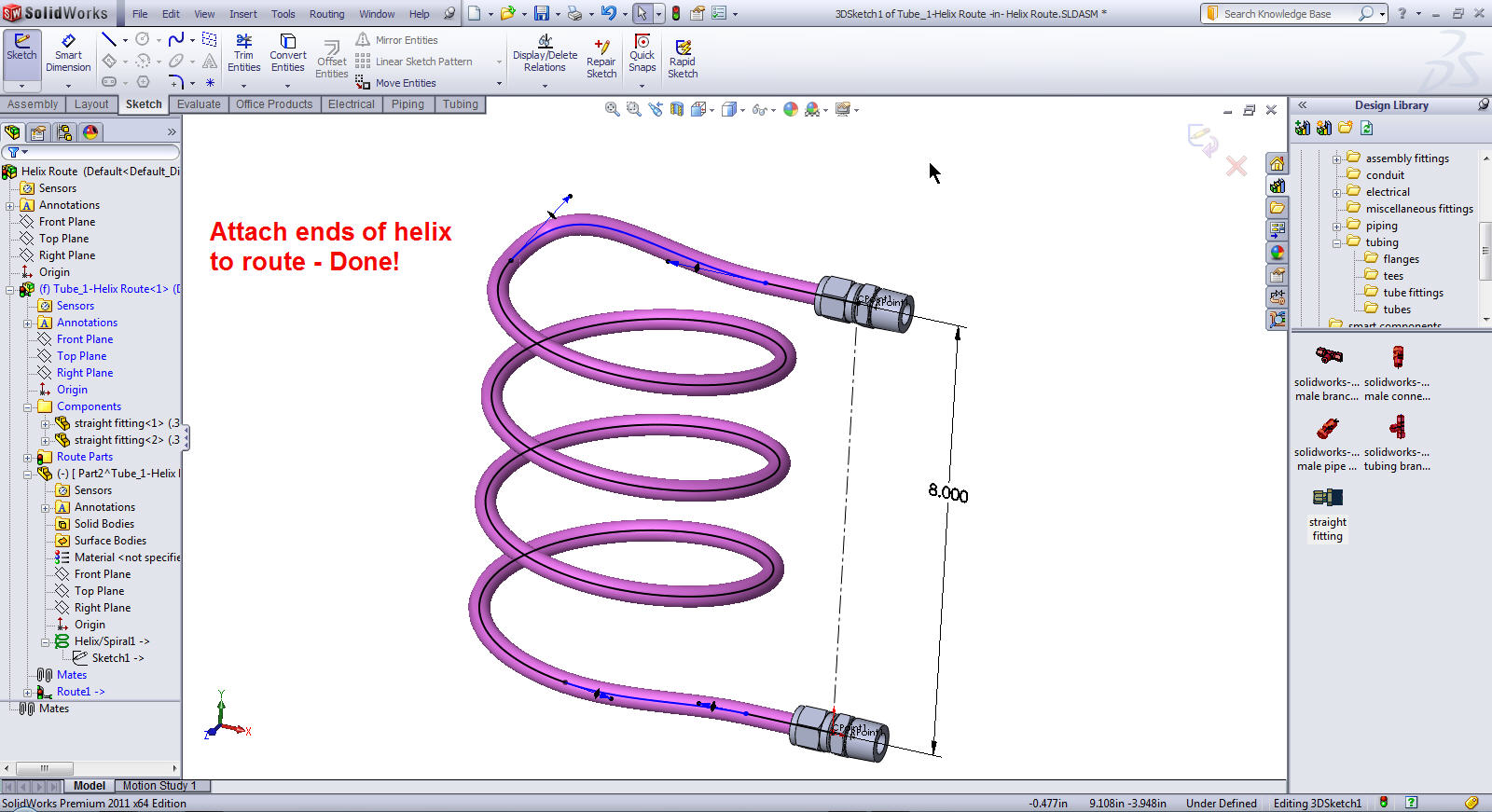  Drawing A Spiral In Solidworks On A Sketch 