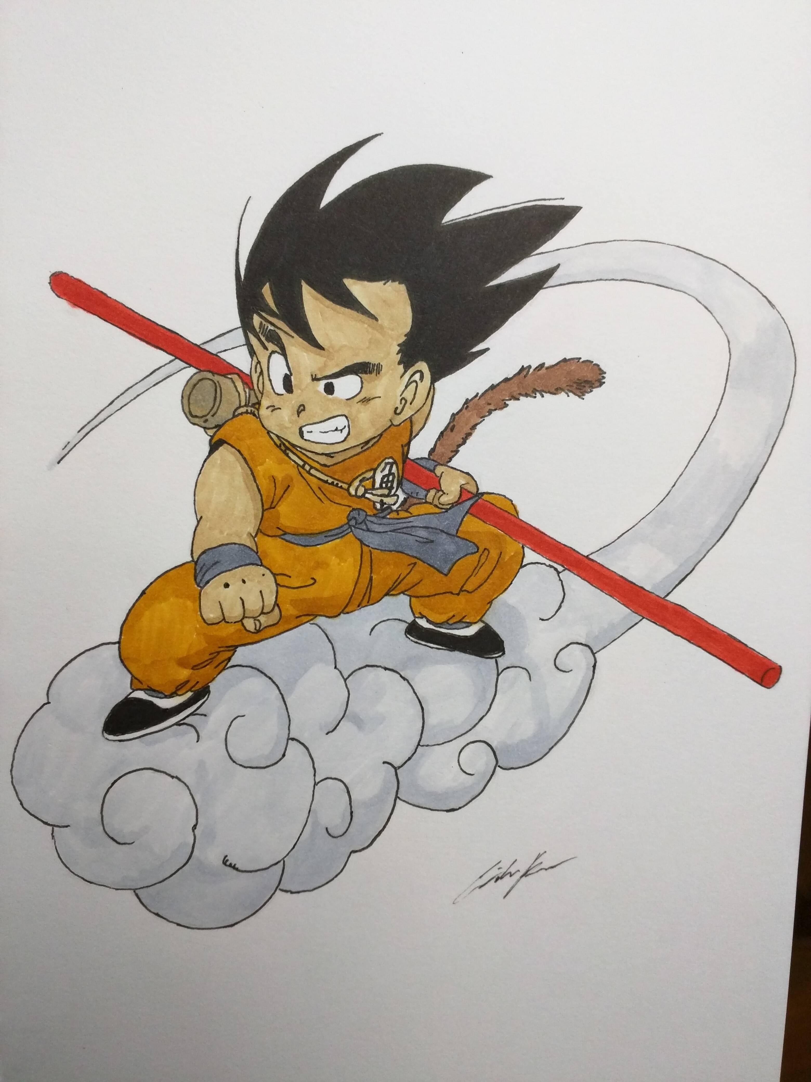 3120x4160 Drawing Of Son Goku Dbz - Son Goku Sketch