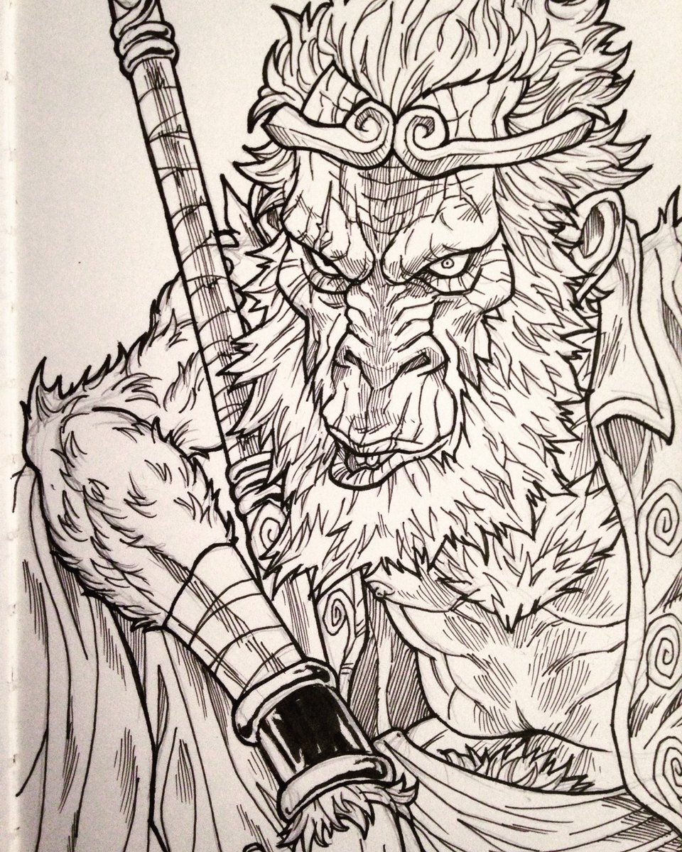 960x1200 Dzo On Twitter - Son Goku Sketch