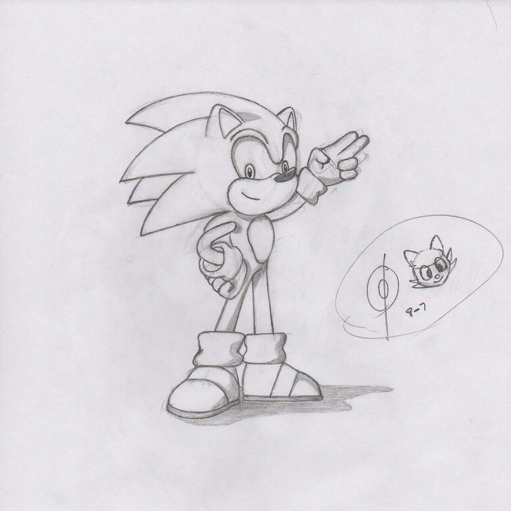 1024x1023 Quick Sonic Sketch Sonic The Hedgehog! Amino - Sonic The Hedgehog Sketch